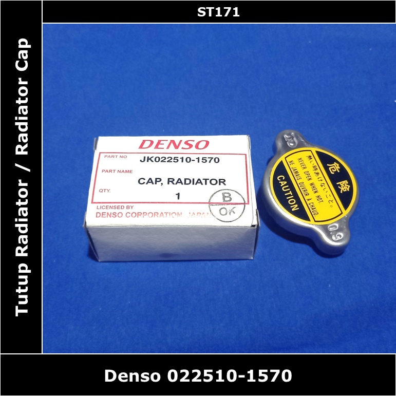 Toyota Corona Twincam 2000 cc 1988-1992 3S ST171 ฝาหม้อน้ํา Original Denso Original JK022510-1570 16