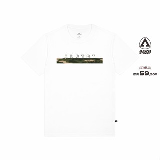 ใหม่!!! เสื้อยืด ลาย Geo สีขาว ABAAA