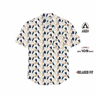  เสื้อเชิ้ตเรยอน พิมพ์ลาย Elroy Hawai Bright Motif สําหรับผู้ชาย ผู้หญิง QCBAA