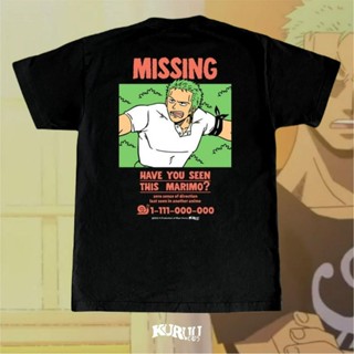 เสื้อยืด พิมพ์ลายอนิเมะ Kuru Zoro Missing Tee