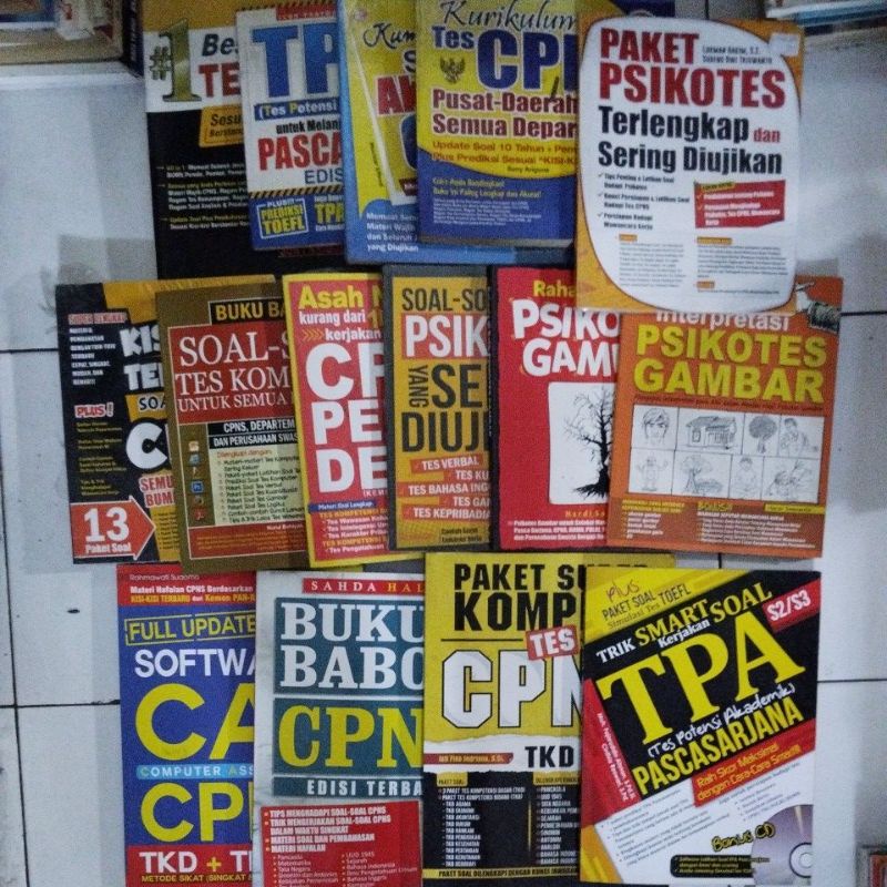 BOOK แพ็คเกจทดสอบจิตวิทยา, การทดสอบ CPNS, TPA ระดับสูงกว่าปริญญาตรี