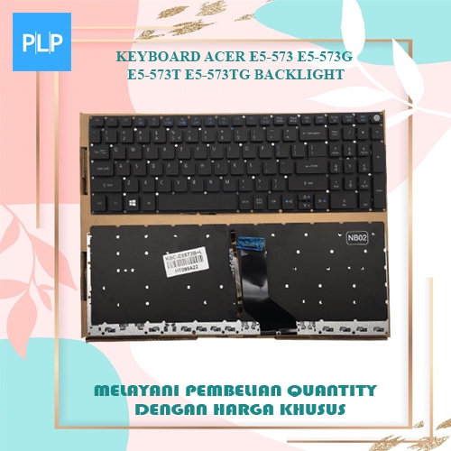 Acer E5-573 E5-573G E5-573T E5-573TG คีย์บอร์ดแล็ปท็อปเรืองแสง