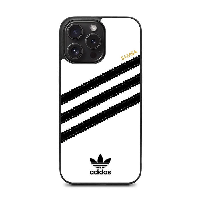 เคสโทรศัพท์มือถือ ลาย Adidas Samba สีขาว สําหรับ Iphone 15 14 13 12 11 X Xs Xr Pro Max Mini Plus