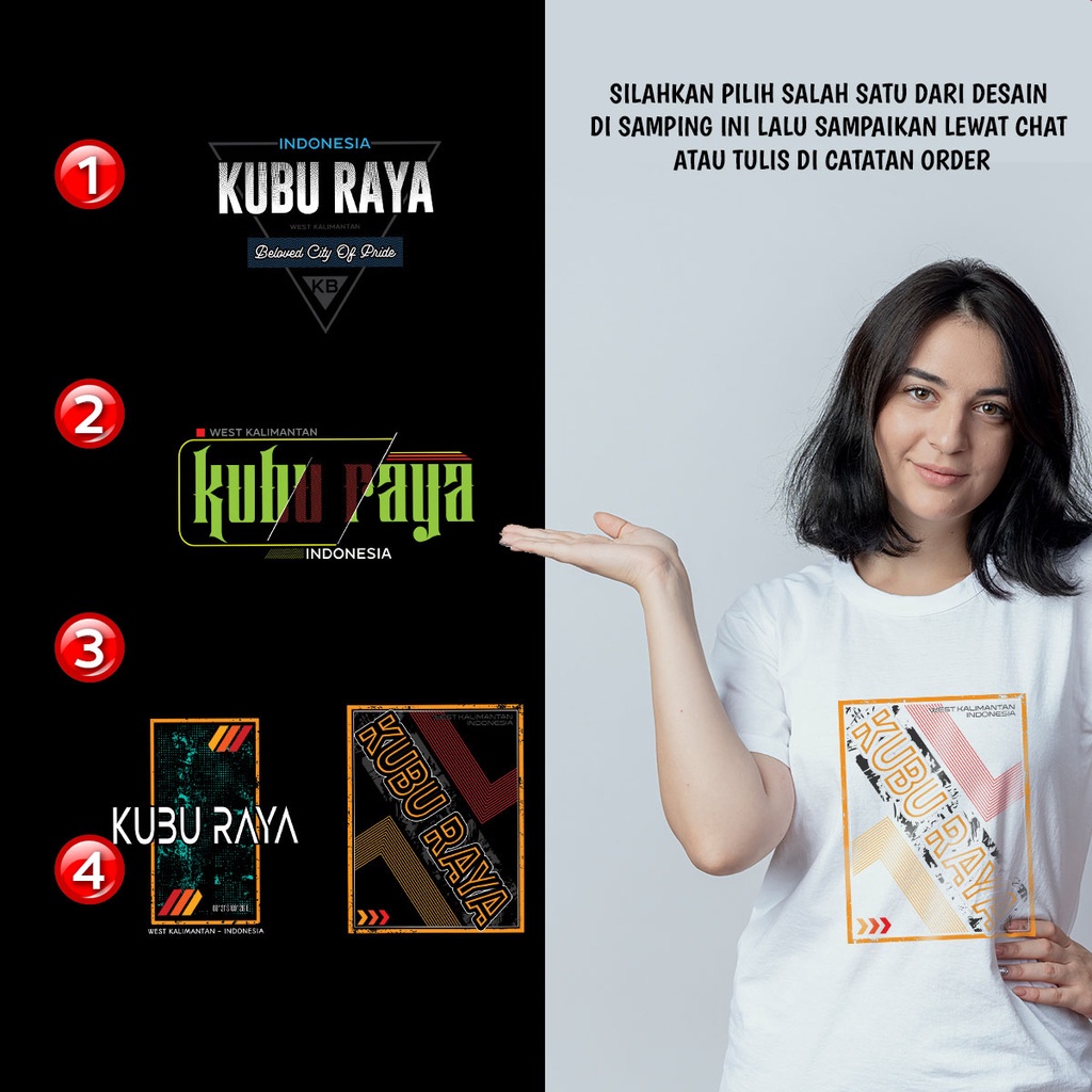 เสื้อยืด KUBU RAYA Premium Distro - 4 ดีไซน์สุดเท่ KUBU RAYA - XSRY3