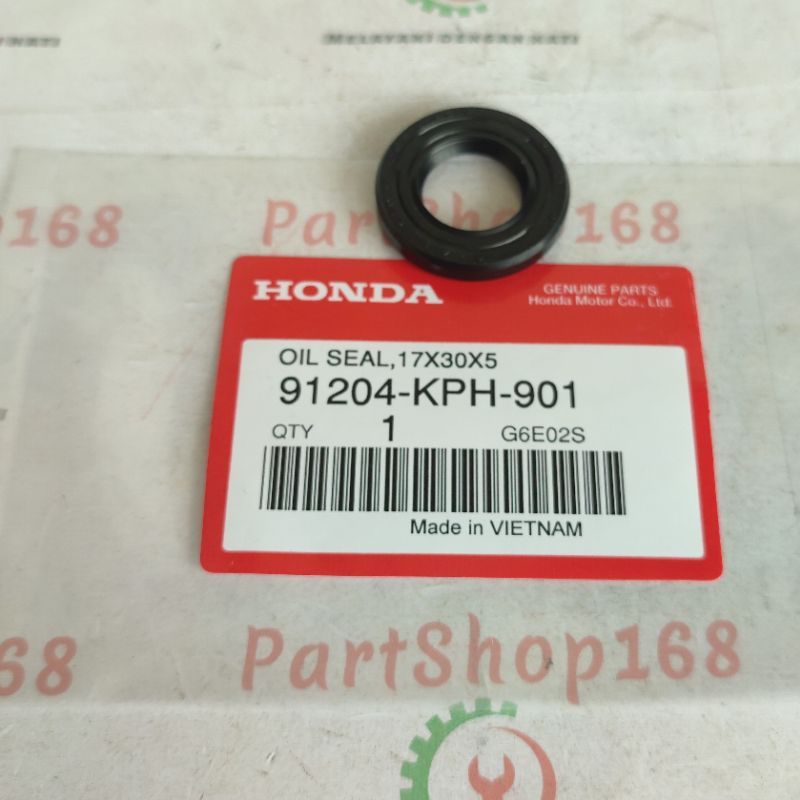 ซีลเกียร์หน้า Karisma Supra x 125 17 X 30 X 5 ORIGINAL 91204-KPH-901