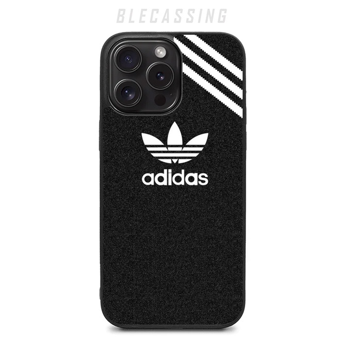 เคสแข็ง ลาย Adidas สําหรับ iPhone 15 14 13 12 11 X Xr Xs 8 7 SE 6 Mini Plus Pro Max SB079