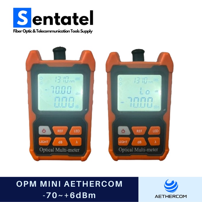 ล่าสุด Opm Mini -70~+6Dbm / Optical Power Meter Mini / Opm Ftth -70~+6Dbm