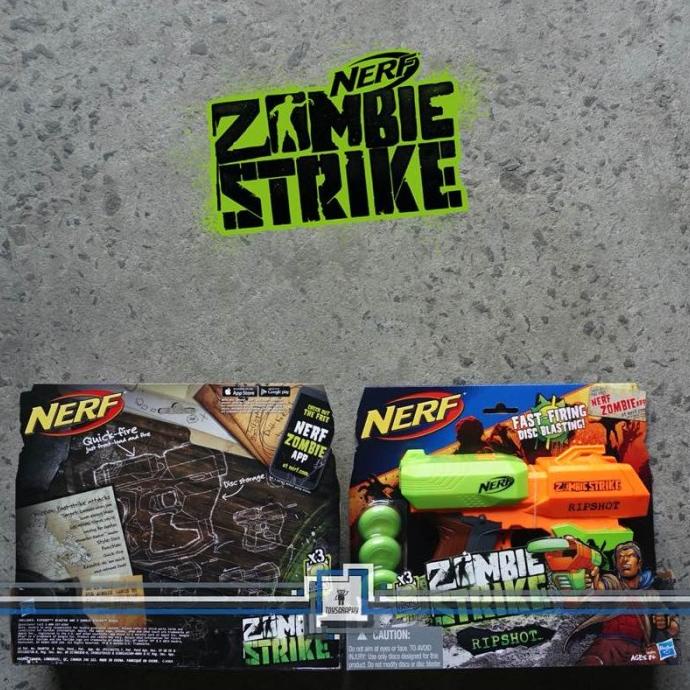 Nerf Zombie Strike RIPSHOT แผ่นดิสก์ Blaster