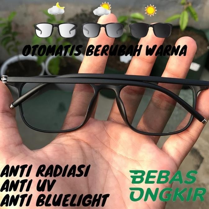 Ready Anti Radiation Photochromic Glasses Color Changing Box Limited Edition