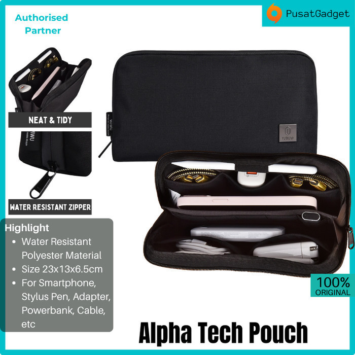 Alpha Tech Storage Organizer กระเป๋าเดินทางกระเป๋าแกดเจ็ตกันน้ํา