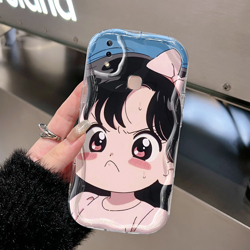 HP VIVO V9 V9 Pro V9 Youth Y85 Y85A Z1i Z3x เคสโทรศัพท์การ์ตูนคนรักรูปแบบเคสซิลิโคนอ่อนนุ่มเคสป้องกั