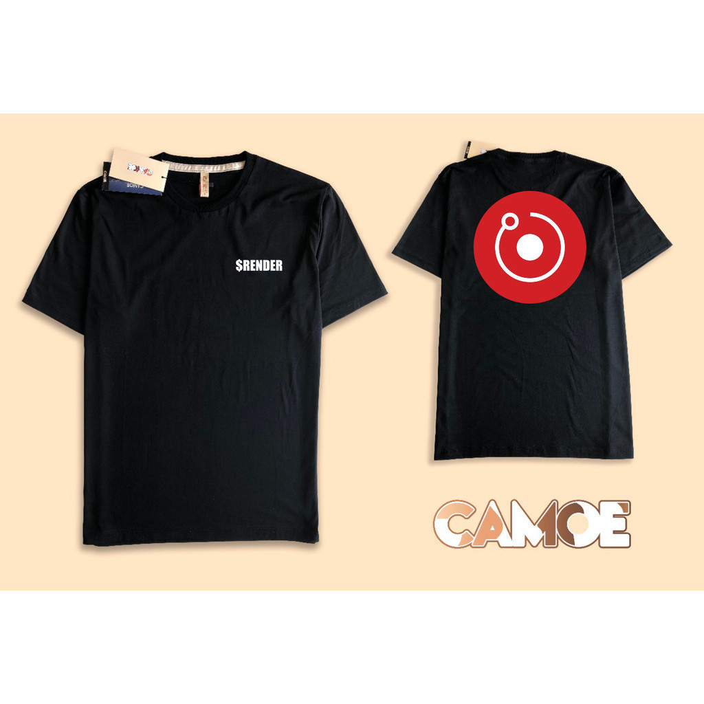 เสื้อยืด 2 ด้าน CAMOE Crypto Render Network RNDR
