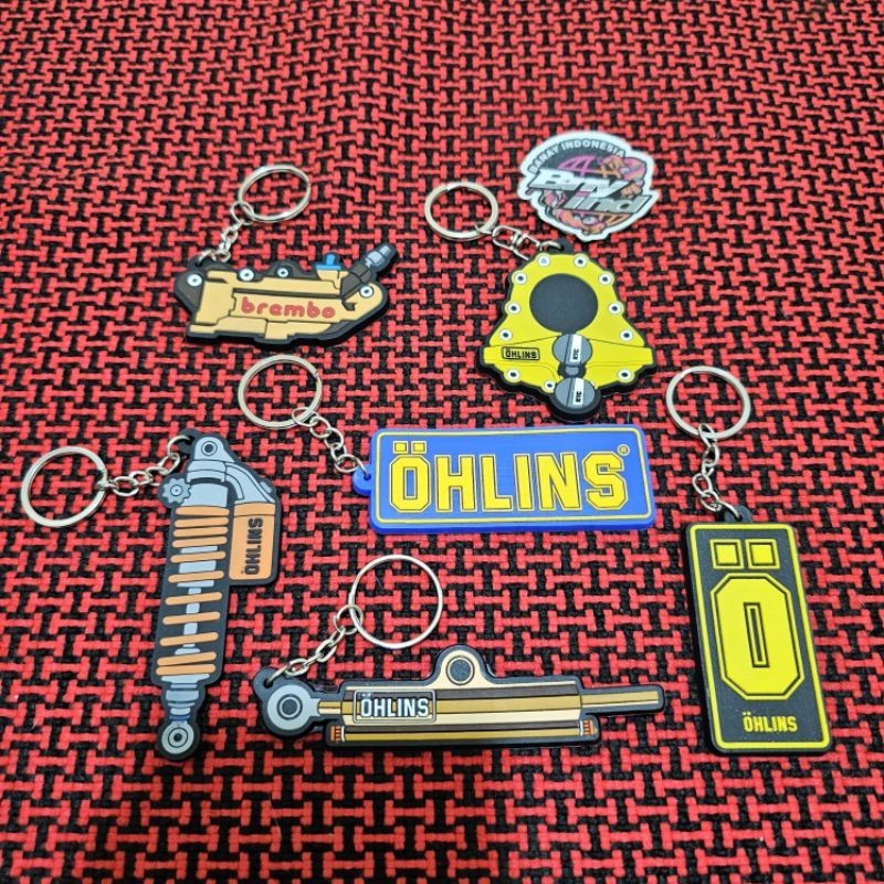 พวงกุญแจยาง GANTUNGAN OHLINS