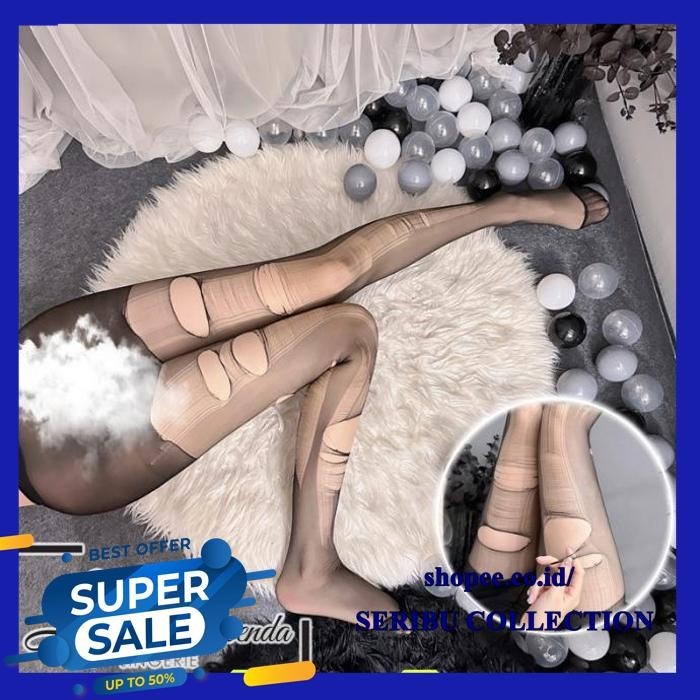 FINE FASHION Ripped PANTYHOSE STOCKING ABSTRACT AL2 CHOICE PRODUCTS!