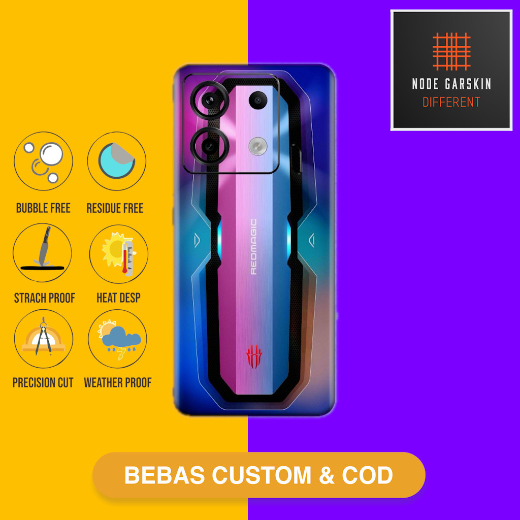 Garskin skin Sticker Case Redmi Note 13 Pro 5G fullbody หรือ Backonly - Red Magic2 Code - gpt3