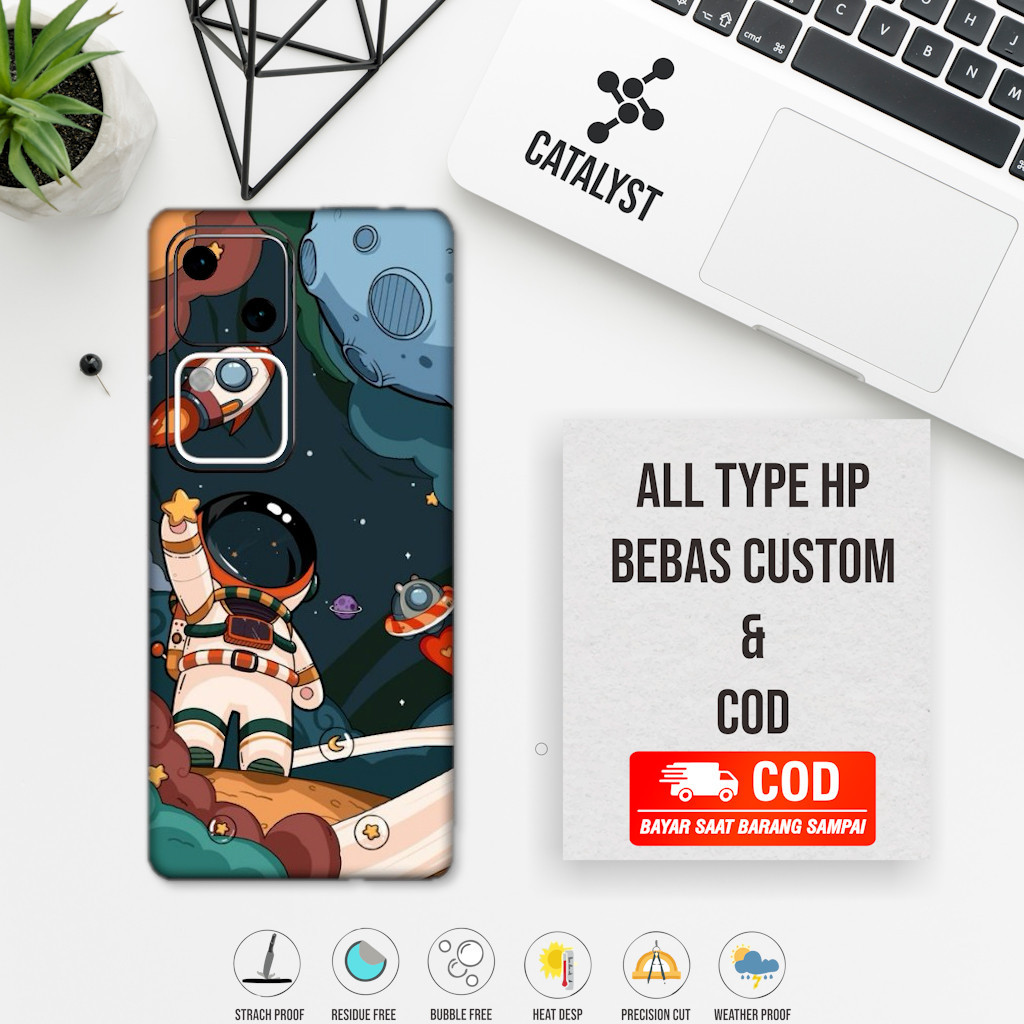 (ซื้อ 1 แถม 2) Garskin Skin Vivo V30 Fullbody astro Motif K39 - สามารถปรับแต่งได้ - เคสสติ๊กเกอร์