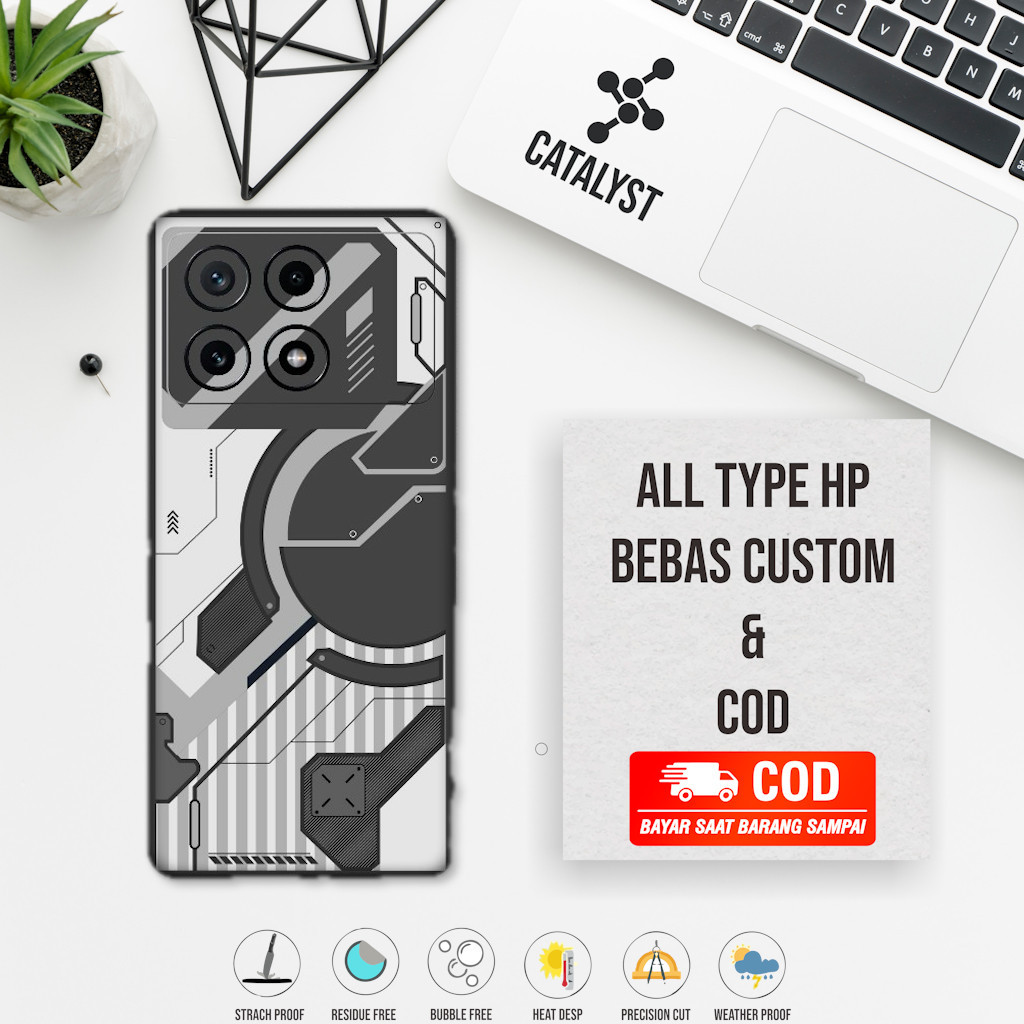 Garskin Skin Poco X6 Pro Fullbody gt10 ซื้อ 1 แถม 2 - ปรับแต่งได้ - Motif 5XZ