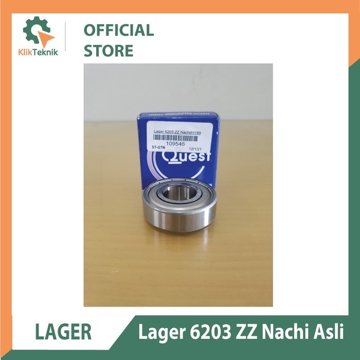 แบริ่ง ZZ Nachi ดั้งเดิม 6203 (TL800, G900B, Impala)