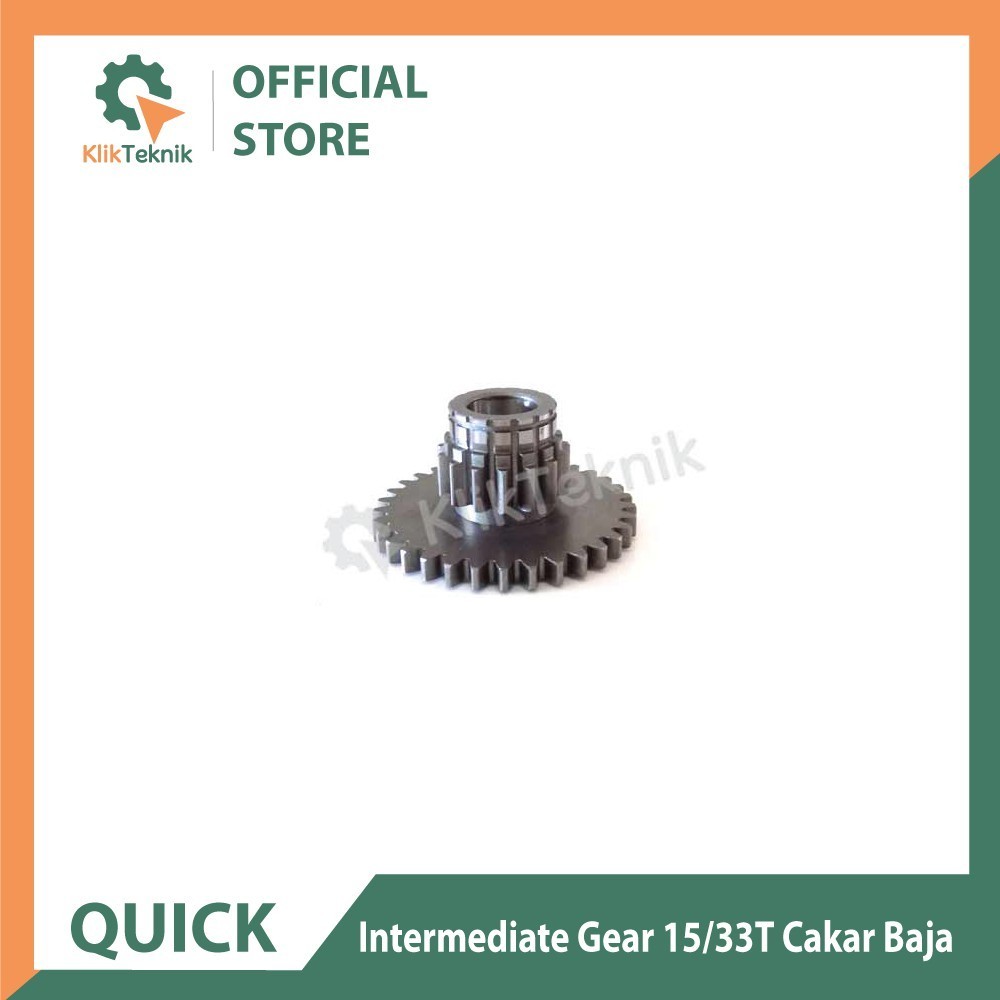 QUICK เกียร์ระดับกลาง 15/33T กรงเล็บเหล็ก