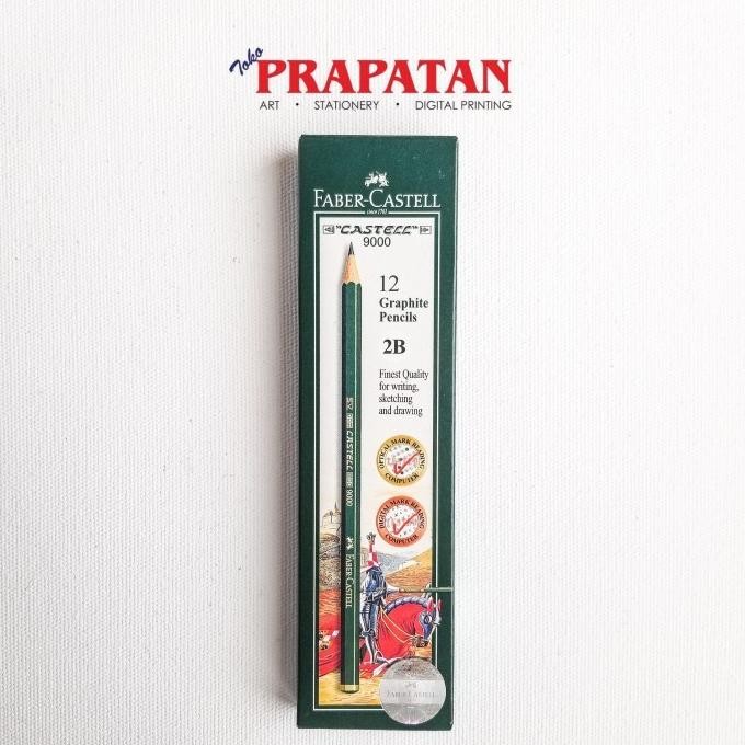 VA9 FABER CASTELL GRAPHITE PENCILS 2B PACK 12 ชิ้น CA9