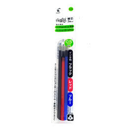 Gramedia Cirebon - PILOT REFILL FRIXION 3 สี LFBTRF30EF 3 MIX (B.BL.R)