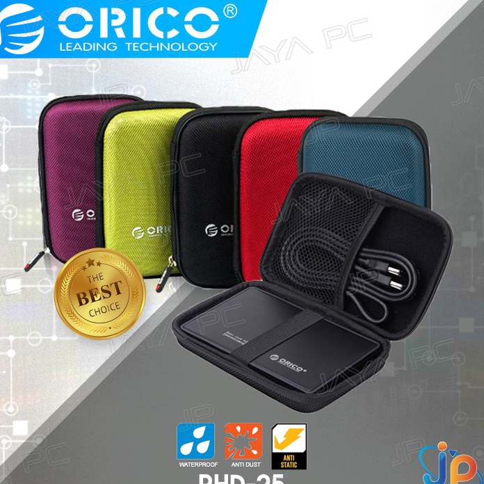 [หนังสือ❣ I9b) Orico PHD-25 Anti Shock 2.5 HDD Harddisk External Protector Storage Case - กระเป๋าป้อ