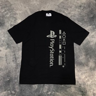 เสื้อยืด พิมพ์ลายหมี Playstation แบบดึง สําหรับผู้ชาย