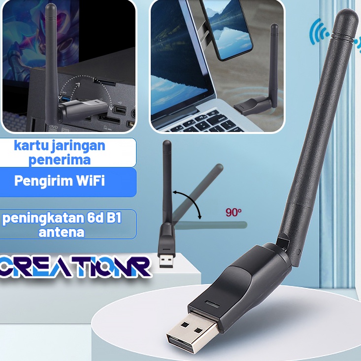 ★★ Lu Mt7601 การ์ดเครือข่ายไร้สาย USB WiFi เครื่องส่งสัญญาณไร้สาย Set-Top Box ตัวรับสัญญาณไร้สาย IPT