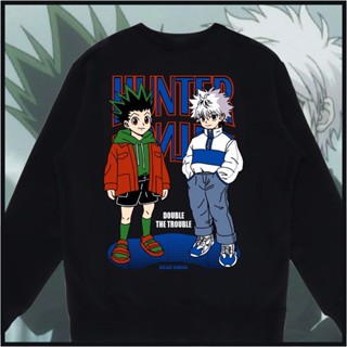 เสื้อกันหนาว ลาย HxH Hunter x Hunter Kuruu Killua Gon