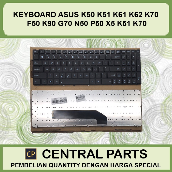 Asus K50 K51 K61 K62 K70 F50 K90 G70 N50 P50 X5 K51 K70 แป้นพิมพ์แล็ปท็อป