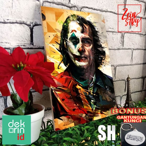 DecorIN SH69 - โปสเตอร์ไม้ ART SUPER HEROES ELEGANT CAFE HOME DECORTATION