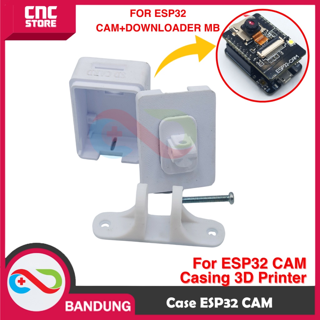 เคส ESP32 CAM และ SHIELD โปรแกรมเมอร ์ BOX HOUSING MOUNTING CASING ESP CAM