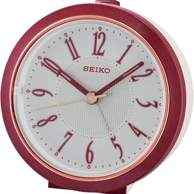 Seiko QHE180R นาฬิกาปลุกเรืองแสงในที่มืด ของแท้