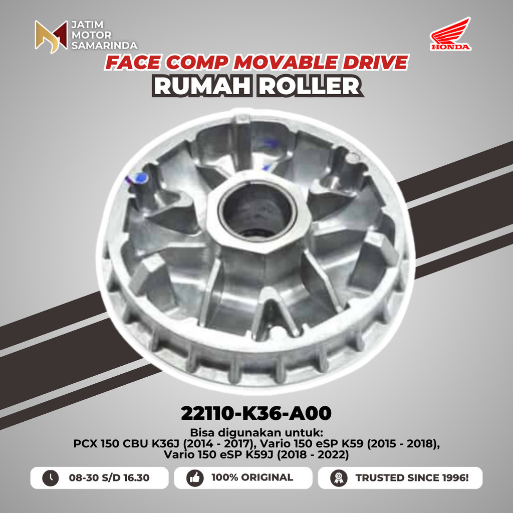 Honda AM Roller House Face Comp ไดรฟ์ที่สามารถเคลื่อนย้าย 22110-K36-A00 K36 PCX 150 CBY K36J Vario 1