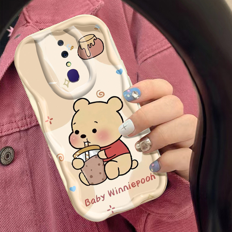 เคสโทรศัพท์มือถือ แบบนิ่ม ลายการ์ตูนหมีน่ารัก สําหรับ OPPO F11 A9 2019 A9x
