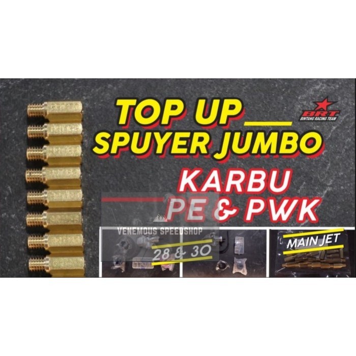 ใหม่ Mainjet Brt Jumbo Pwk 2-Stroke 4-Stroke Best