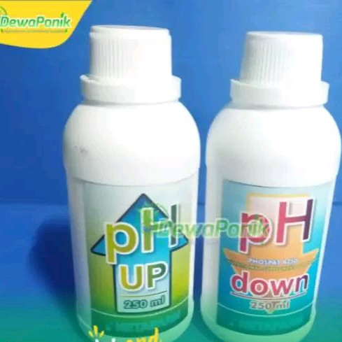 PH Up และ PH Down Package สําหรับน้ําธาตุอาหารไฮโดรโปนิกส์ 250 มล