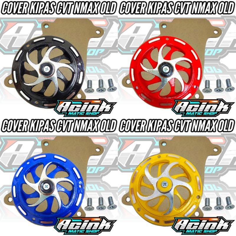 เก่า Nmax CVT ฝาครอบพัดลมชุด CNC Spiner พัดลม Motif Spiner Yamaha Nmax Old Mika Cvt Spiner NMAX ฝาคร