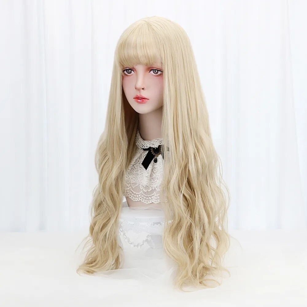 R3S Fynha วิกผม Wavy Hair 65 Cm - Hb-004 - สีเหลืองทอง R3WS
