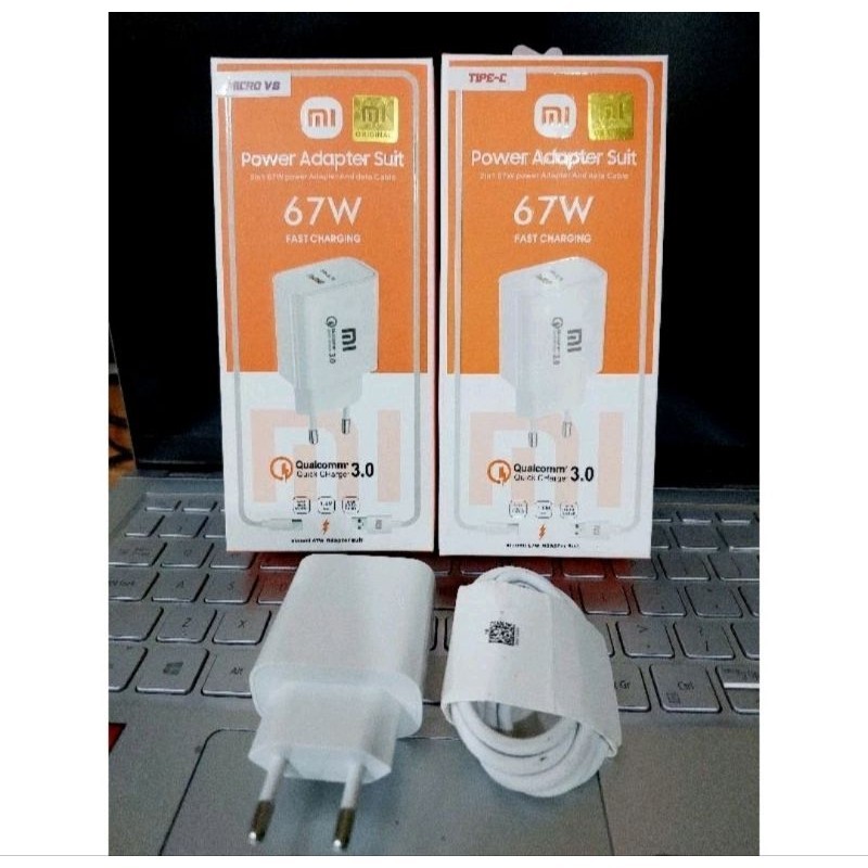ที่ชาร์จ redmi Xiaomi 67W สําหรับ Type C Travel Charger Xiaomi redmi 67W Usb C