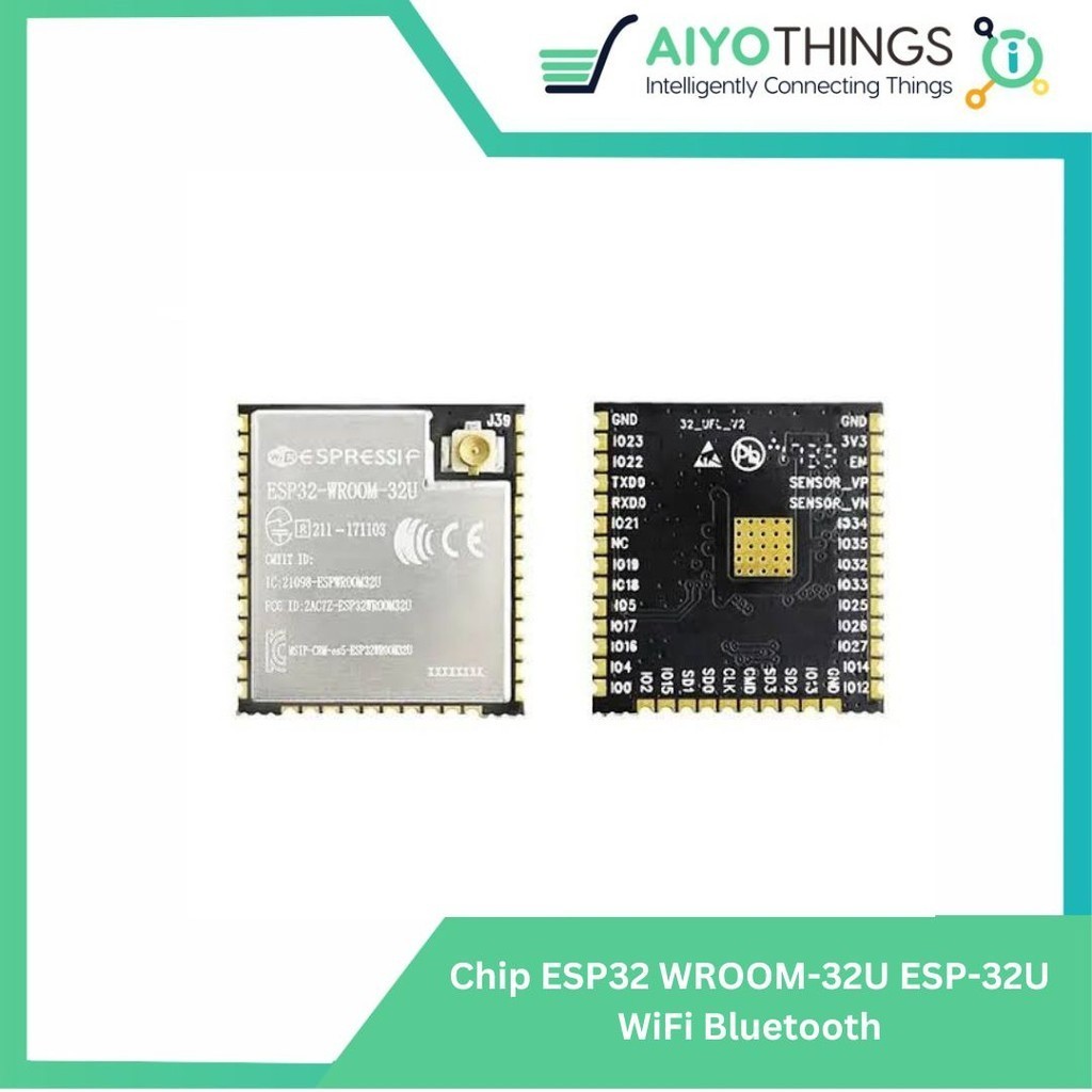 ชิป ESP32WROOM-32U ESP-32U WiFi บลูทูธ