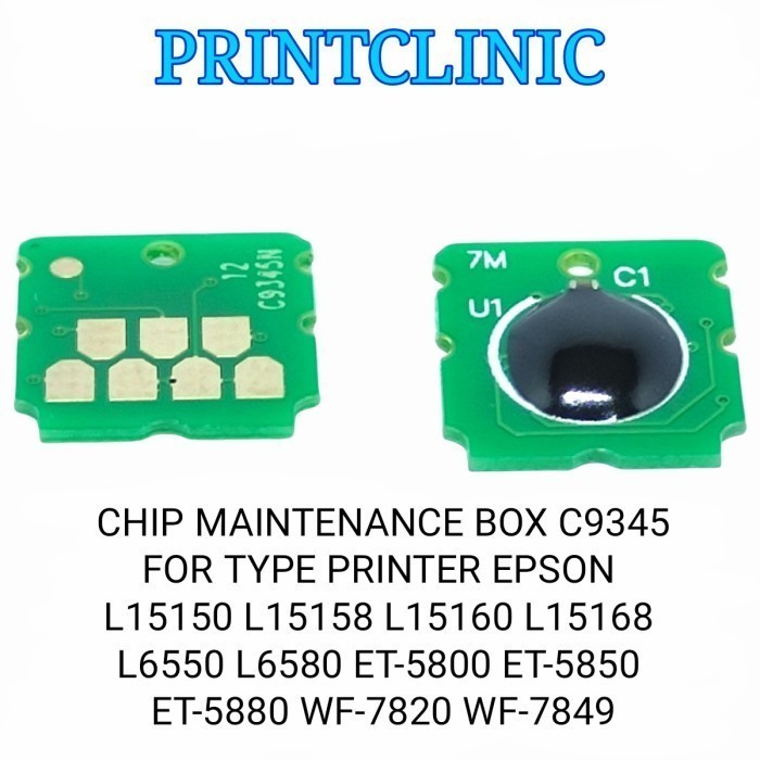 ชิป MAITENANCE BOX C9345 EPSON L8180 L8160 L8050 M15140 M15180