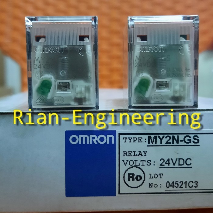 รีเลย์เดิม Omron My2N-Gs My2Ngs 24Vdc 24 Vdc 8 ฟุต