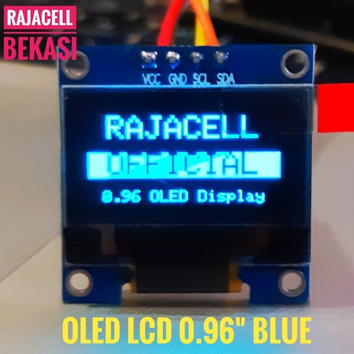 โมดูล Lcd Oled 0.96" สีน้ําเงิน I2C สําหรับจอแสดงผล Arduino