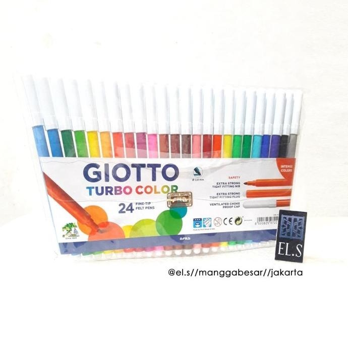 Giotto Turbo Color Set 24 สี (มาร์กเกอร์)