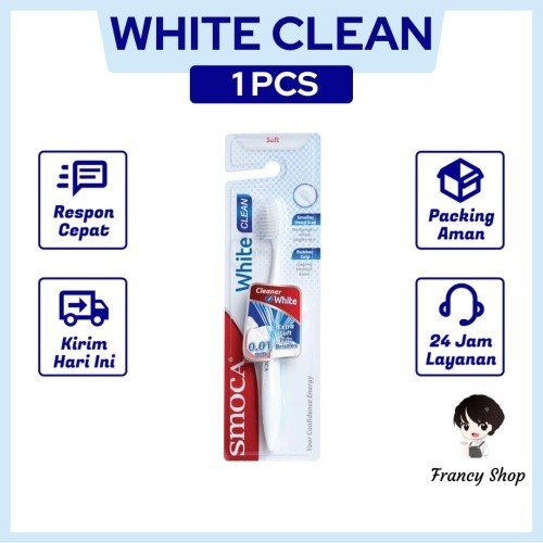 แปรงสีฟัน Smoca White Clean Nice 1