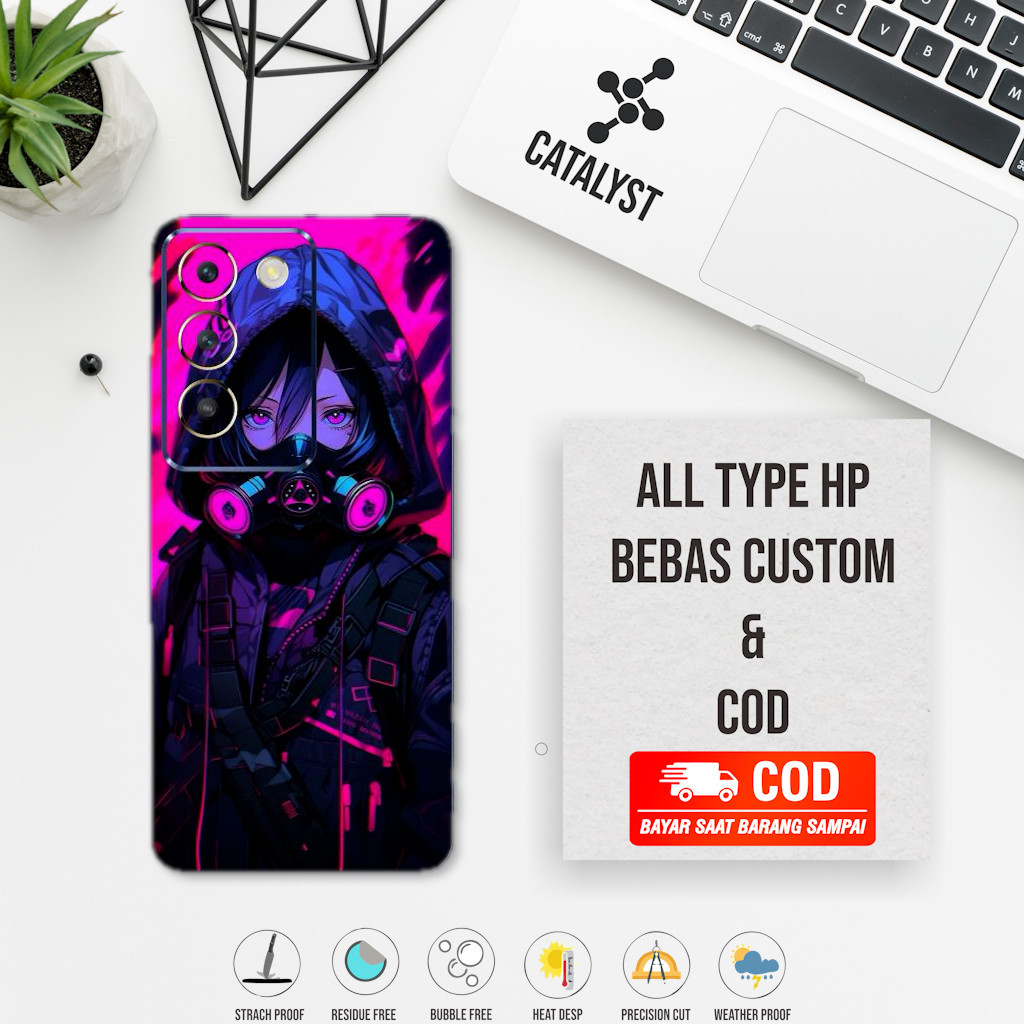 Garskin Skin Vivo Y100 5G INDONESIA Fullbody ai girl ซื้อ 1 แถม 2 - ปรับแต่งได้ - U8K Motif