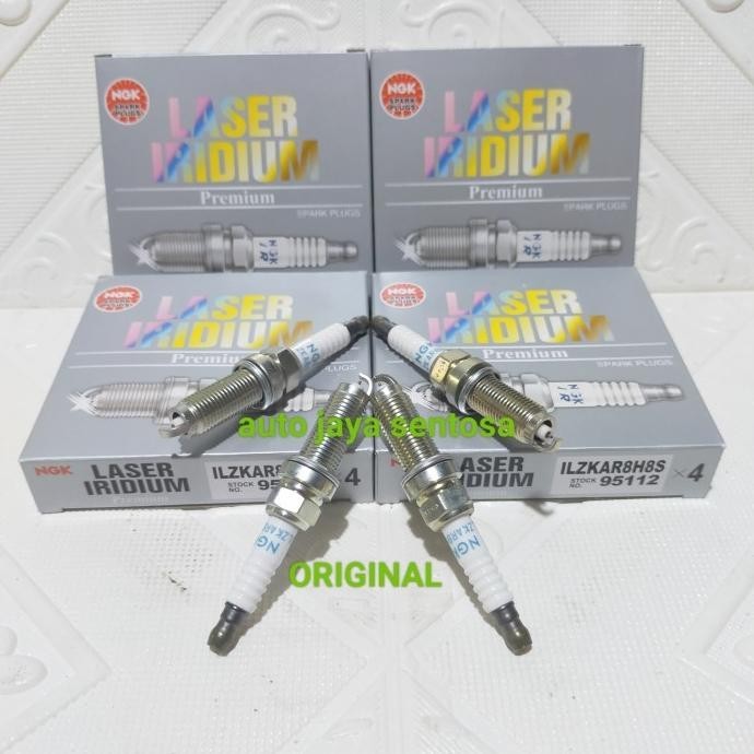 Ngk Laser Iridium Ilzkar8H8S หัวเทียน Honda Civic Turbo Hatchback Type R Original
