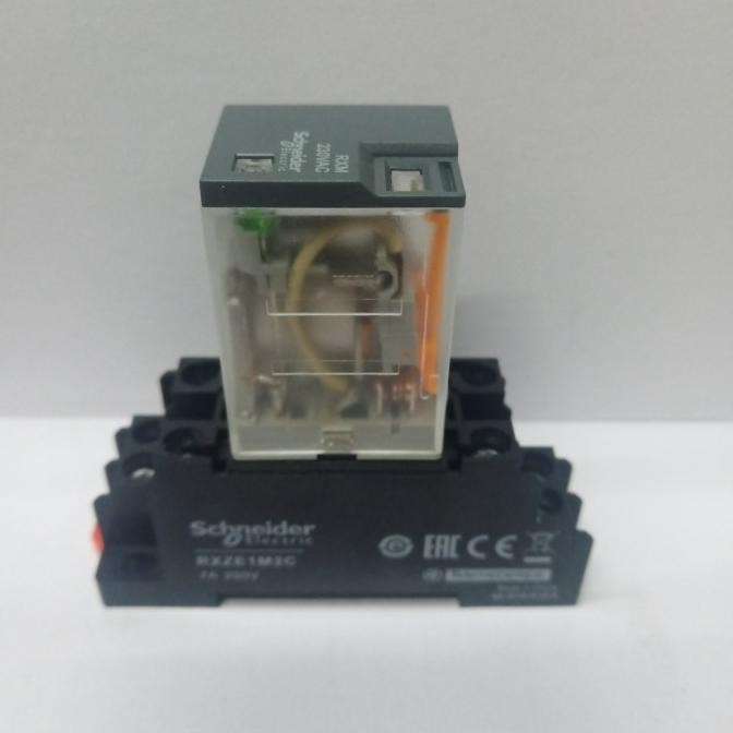 รีเลย์ Schneider Rxm2Lb2P7 230Vac + ซ็อกเก็ต Rxze1M2C ใหม่ล่าสุด