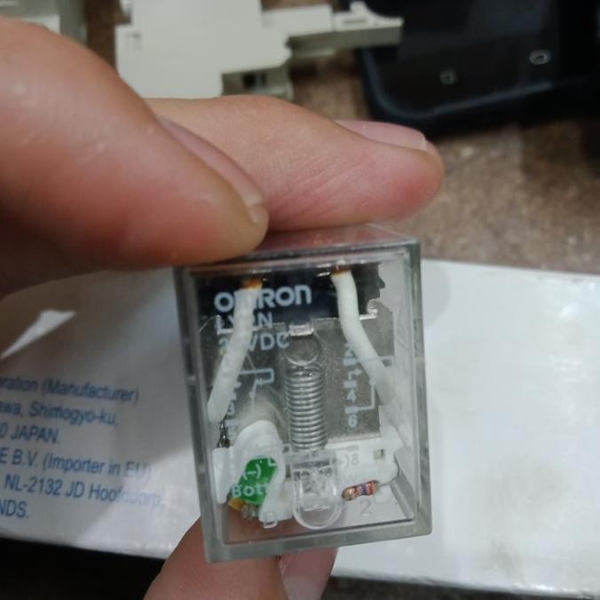 รีเลย์ Omron Ly2N 24Vdc/Omron Ly2N 24Vdc ดั้งเดิม